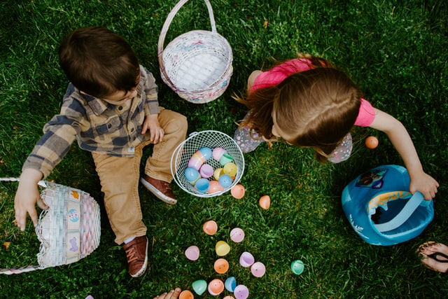 Ostern feiern im Frühling mit kindern