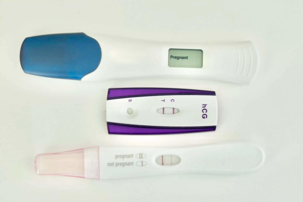 Ein positiver Schwangerschaftstest - endlich schwanger und jetzt keinen Tropfen Alkohol mehr!